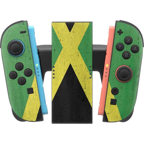 Jamaica Flag Distressed Nintendo Switch 2 (2025) Joy-Con Controller Skin