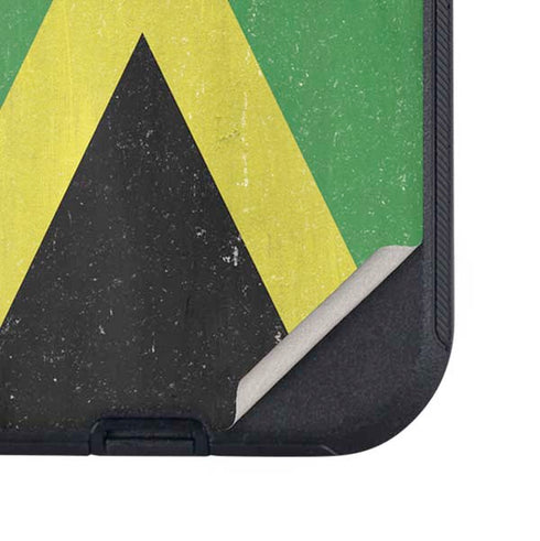 Jamaica Flag Distressed Otterbox Defender iPhone Skin
