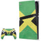 Jamaica Flag Distressed PS5 Pro Bundle Skin