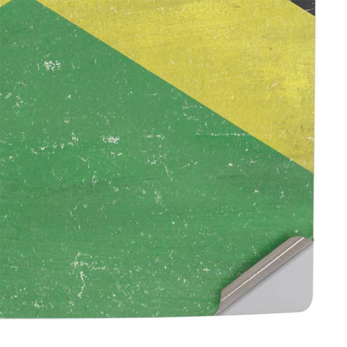 Jamaica Flag Distressed PS5 Pro Console Skin