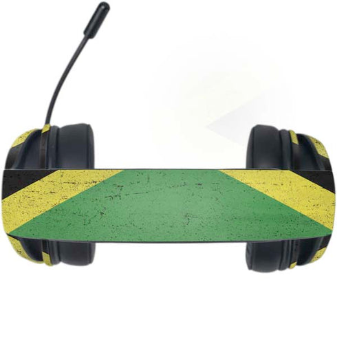 Jamaica Flag Distressed Razer Kraken X Skin