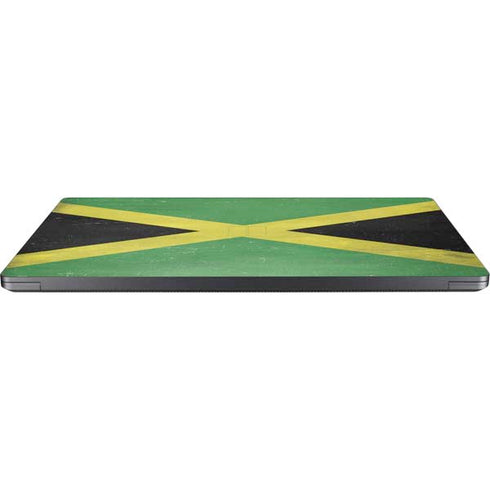 Jamaica Flag Distressed Surface Laptop 7 13.8in Skin