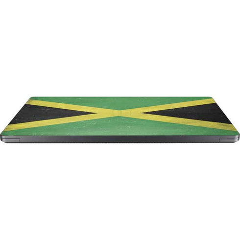 Jamaica Flag Distressed Surface Laptop 7 15in Skin