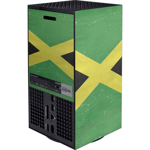 Jamaica Flag Distressed XBox Series X Digital Edition Bundle Skin
