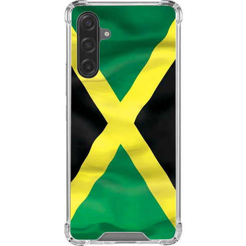 Jamaica Flag Galaxy A17 Clear Case