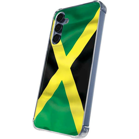 Jamaica Flag Galaxy A35 5G Clear Case