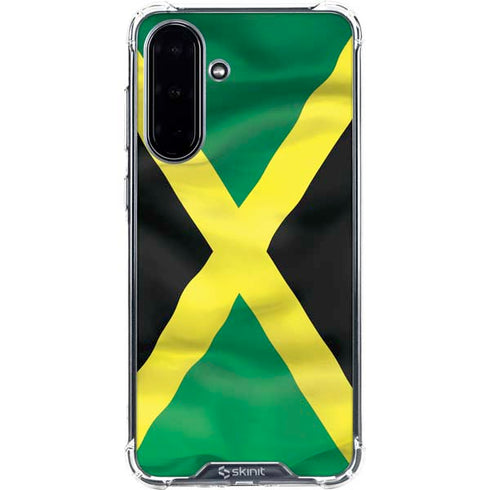 Jamaica Flag Galaxy A36 5G Clear Case