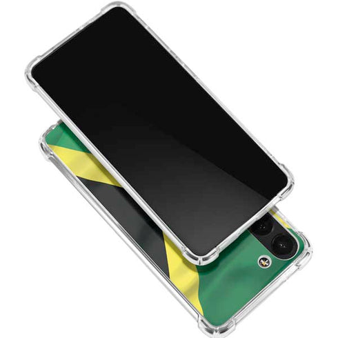 Jamaica Flag Galaxy S24 FE Clear Case