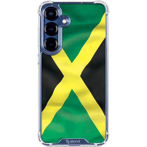 Jamaica Flag Galaxy S25 Clear Case