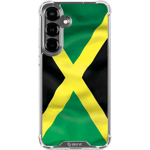 Jamaica Flag Galaxy S26 Plus Clear Case