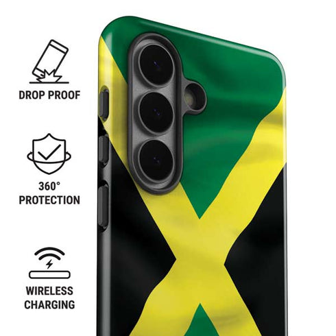 Jamaica Flag Galaxy S26 Plus Impact Case