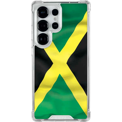 Jamaica Flag Galaxy S26 Ultra Clear Case