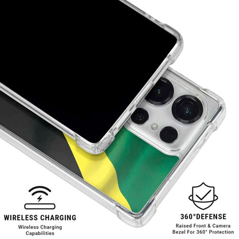 Jamaica Flag Galaxy S26 Ultra Clear Case