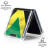 Jamaica Flag Galaxy Z Flip7 Clear Case