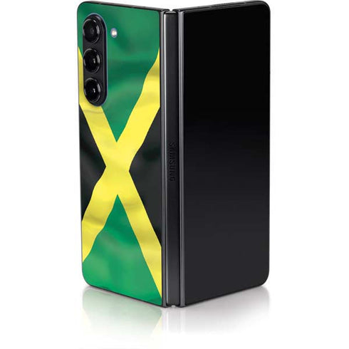 Jamaica Flag Galaxy Z Fold5 5G Skin