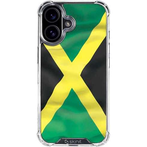 Jamaica Flag iPhone 16 Clear Case