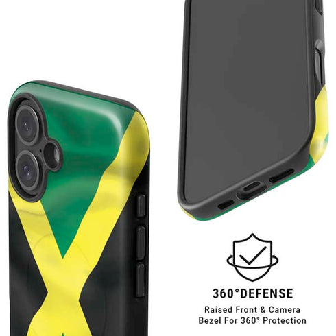 Jamaica Flag iPhone 16 Magsafe Impact Case