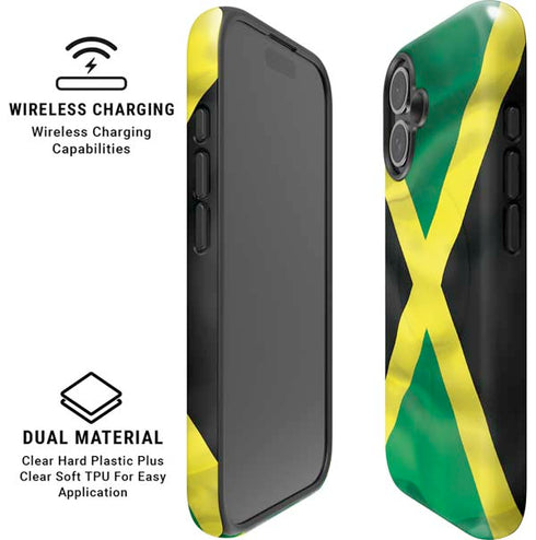 Jamaica Flag iPhone 16 Magsafe Impact Case