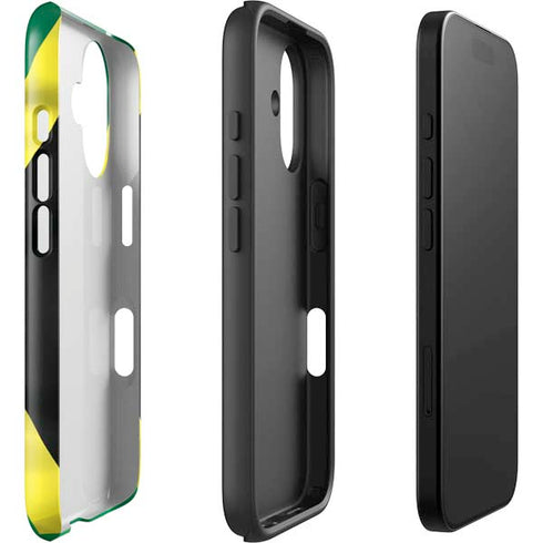 Jamaica Flag iPhone 16 Plus Impact Case