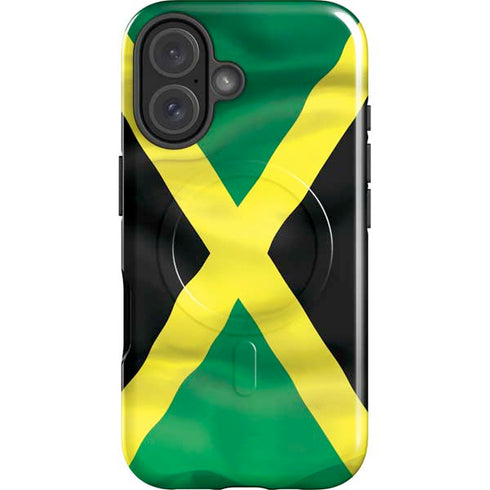 Jamaica Flag iPhone 16 Plus Magsafe Impact Case