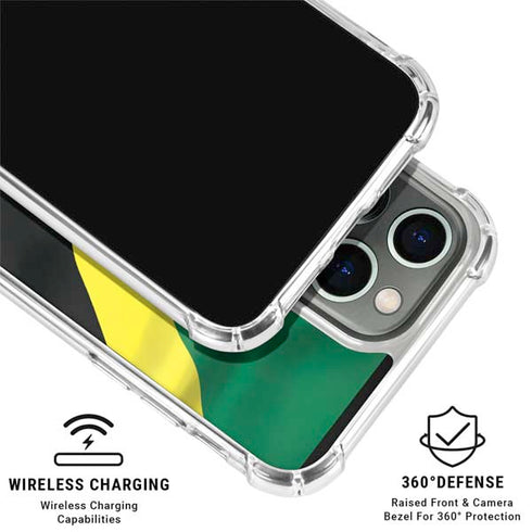Jamaica Flag iPhone 16 Pro Max Clear Case