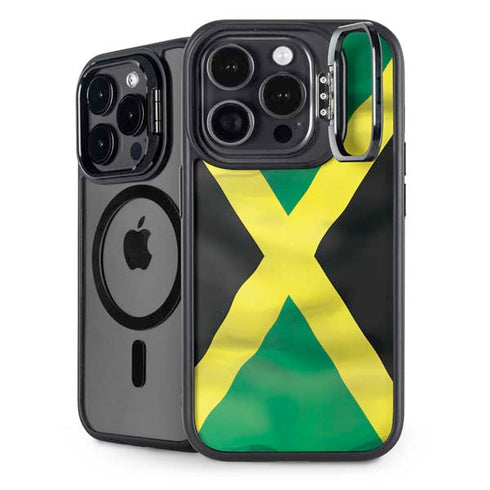 Jamaica Flag iPhone 16 Pro Max Kickstand Case