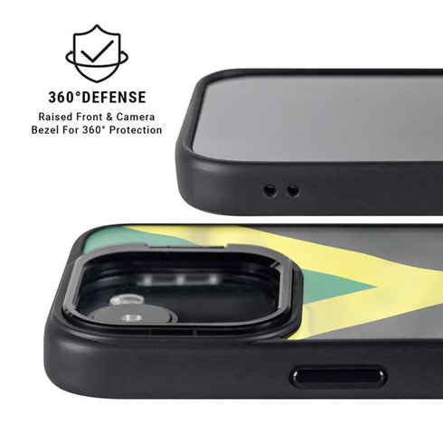 Jamaica Flag iPhone 16e Kickstand Case