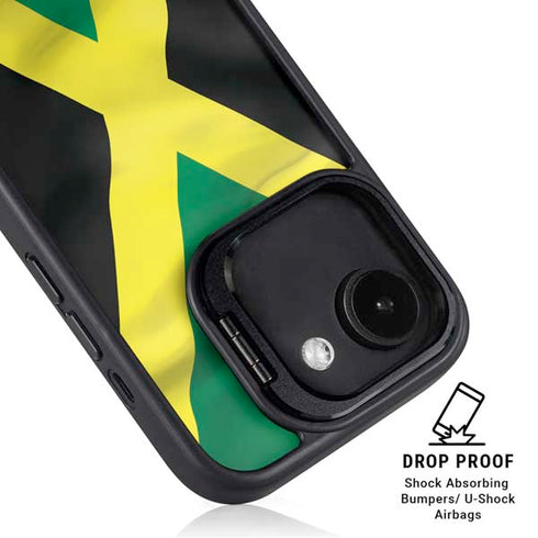 Jamaica Flag iPhone 16e Kickstand Case