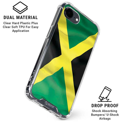 Jamaica Flag iPhone 16e Clear Case
