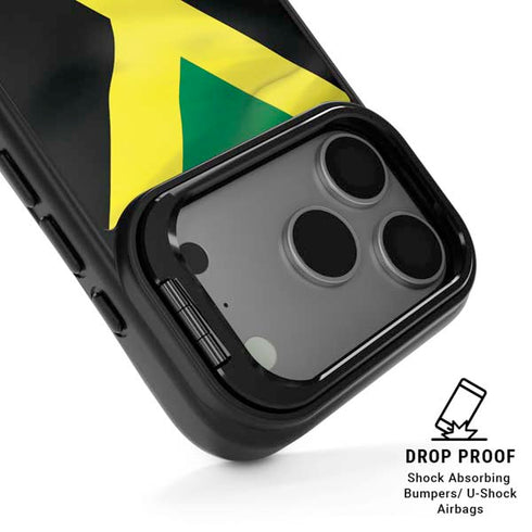 Jamaica Flag iPhone 17 Pro Max Kickstand Case
