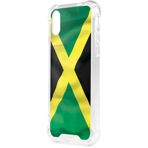 Jamaica Flag iPhone XS Clear Case