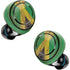 Jamaican Flag Dark Wood Amazon Echo Buds Skin