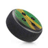 Jamaican Flag Dark Wood Amazon Echo Dot Skin