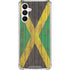 Jamaican Flag Dark Wood Galaxy A16 5G Clear Case