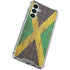 Jamaican Flag Dark Wood Galaxy A16 5G Clear Case