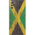 Jamaican Flag Dark Wood Galaxy Note 10 Plus Skin