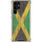 Jamaican Flag Dark Wood Galaxy S23 Ultra Clear Case