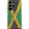 Jamaican Flag Dark Wood Galaxy S23 Ultra Pro Case