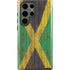Jamaican Flag Dark Wood Galaxy S23 Ultra Pro Case