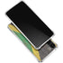 Jamaican Flag Dark Wood Galaxy S24 FE Clear Case