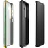 Jamaican Flag Dark Wood Galaxy S25 Impact Case