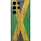 Jamaican Flag Dark Wood Galaxy S25 Ultra Skin