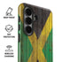 Jamaican Flag Dark Wood Galaxy S26 Impact Case