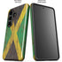 Jamaican Flag Dark Wood Galaxy S26 Impact Case