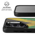 Jamaican Flag Dark Wood Galaxy S26 Kickstand Case