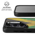 Jamaican Flag Dark Wood Galaxy S26 Plus Kickstand Case