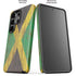 Jamaican Flag Dark Wood Galaxy S26 Ultra Impact Case