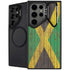 Jamaican Flag Dark Wood Galaxy S26 Ultra Kickstand Case