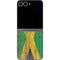 Jamaican Flag Dark Wood Galaxy Z Flip6 Skin