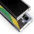 Jamaican Flag Dark Wood Galaxy Z Fold5 5G Clear Case